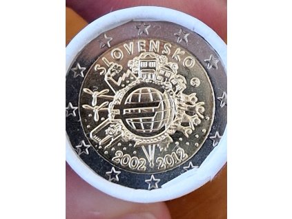 2 euro Slovensko 2012 - 10 rokov eura (rolka)