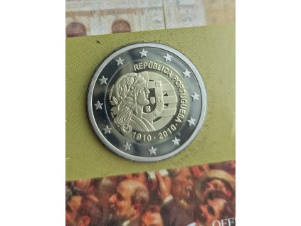 2 euro Portugalsko 2010 - Výročie republiky (Proof)