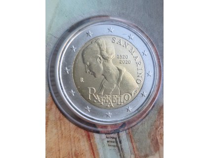 2 euro San Maríno 2020 - Raffaello (BU karta)