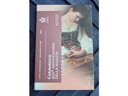 2 euro San Maríno 2021 - Caravaggio (BU karta)