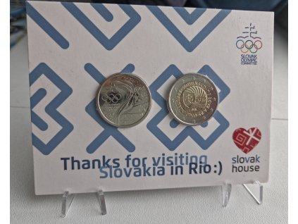 2 euro Slovensko 2016 - Predsedníctvo (karta Rio)