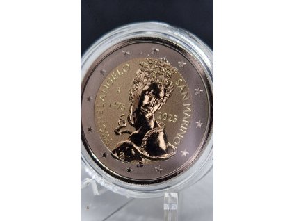 2 euro San Maríno 2025 - Michelangelo (Reverzná proof)