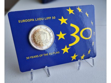 2 euro Estónsko 2015 - Vlajka (BU karta)