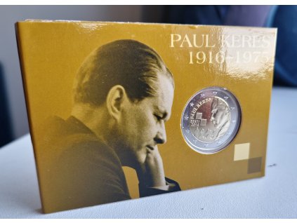 2 euro Estónsko 2016 - Paul Keres (BU karta)