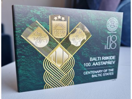 2 euro Estónsko 2018 - Pobaltské štáty (BU karta)