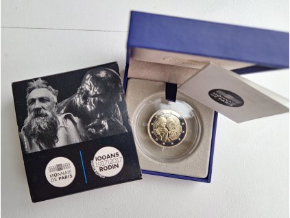 2 euro Francúzsko 2017 - Rodin (Proof)