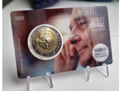 2 euro Francúzsko 2022 - Chirac (BU karta)