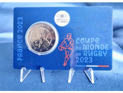 2 euro Francúzsko 2023 - MS v ragby (BU karta)