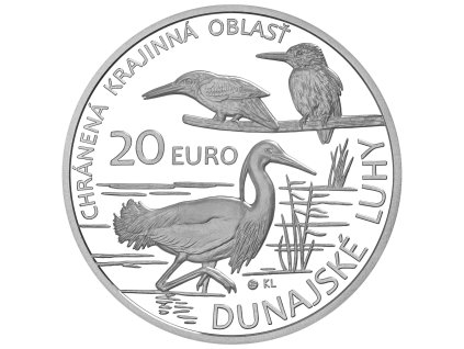 20 euro Slovensko 2025 - Dunajské luhy (Proof)
