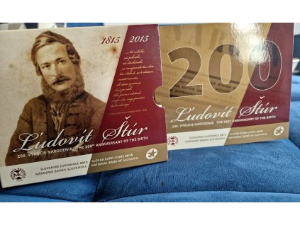 2 euro SET Slovensko 2015 - Ľudovít Štúr (BU sada)