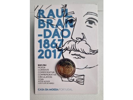 2 euro Portugalsko 2017 - Brandao (BU karta)