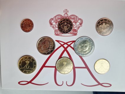 Monako 2025 - sada mincí s novým motívom (BU)