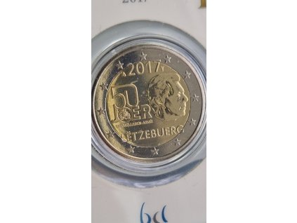 2 euro Luxembursko 2017 - Vojenská služba (BU karta)