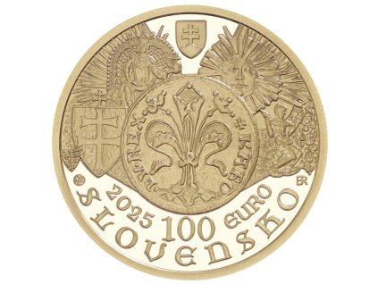 100 euro Slovensko 2025 - Florén (zlatá proof)