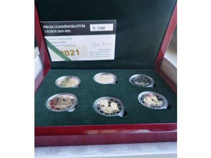 2 euro Luxembursko 2021 - PROOF set 2019-2021