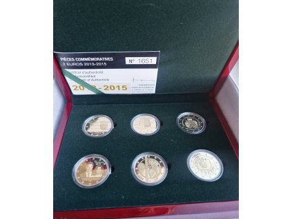 2 euro Luxembursko 2015 - PROOF set 2013-2015