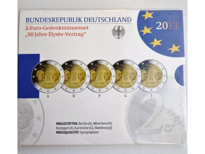 2 euro Nemecko 2013 - Elyzejská zmluva (Proof)