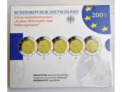 2 euro Nemecko 2009 - HMÚ - panáčik (Proof)