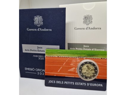 2 euro Andorra 2025 - Hry malých štátov (Proof)