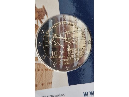 2 euro Malta 2015 - Prvý let (BU karta)