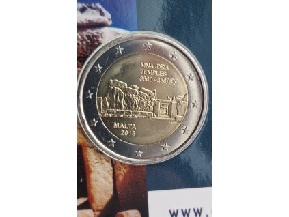 2 euro Malta 2018 - Mnajdra (BU karta)