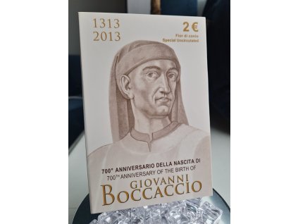2 euro Taliansko 2013 - Boccaccio (BU karta)