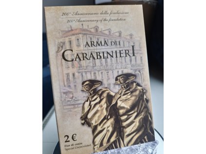 2 euro Taliansko 2014 - Carabinieri (BU karta)