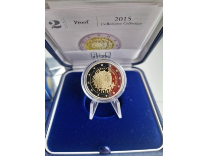 2 euro Taliansko 2015 - Vlajka (Proof)