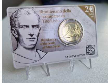 2 euro Taliansko 2017 - Titus Livius (BU karta)
