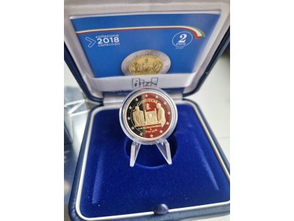 2 euro Taliansko 2018 - Ústava (Proof)