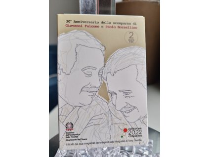 2 euro Taliansko 2022 - Falcone a Borsellino (BU karta)