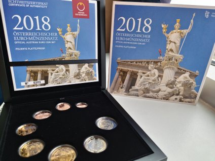 2 euro Rakúsko 2018 - Republika (Proof set)