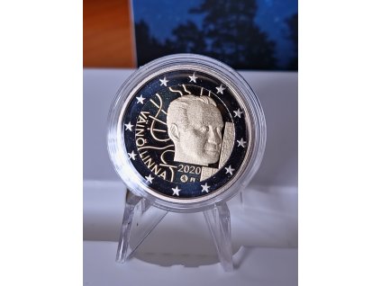 2 euro Fínsko 2020 - Vaino Linna (Proof)