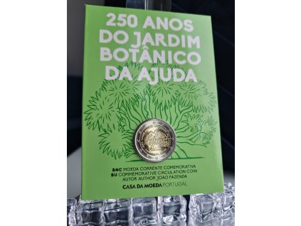 2 euro Portugalsko 2018 - Botanická záhrada Ajuda (BU karta)