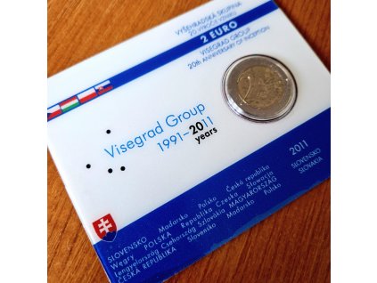 2 euro Slovensko 2011 - Vyšehradská skupina (BU karta)