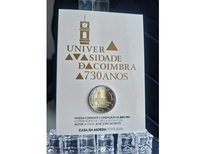 2 euro Portugalsko 2020 - Coimbra (BU karta)
