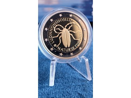 2 euro Fínsko 2023 - Prvý fínsky zákon o ochrane prírody (Chrobák) (Proof)