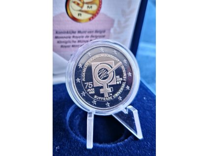 2 euro Belgicko 2023 - 75. výročie volebného práva žien (Proof)