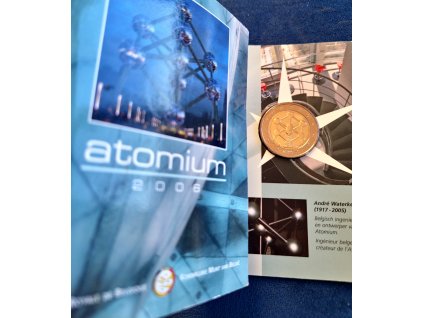 2 euro Belgicko 2006 - Atómium (BU karta)