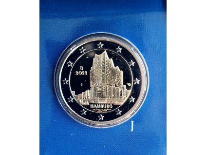 2 euro Nemecko 2023 - Hamburg (Proof)