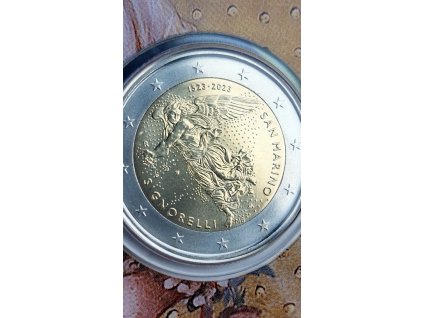 2 euro San Maríno 2023 - 500. výročie úmrtia Luca Signorelliho (BU karta)