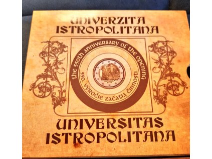 2 euro Slovensko 2017 - Univerzita Istropolitana - 550. výročie začatia činnosti (BU sada)