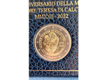 2 euro Vatikán 2022 - 25. výročie úmrtia Matky Terezy z Kalkaty (BU)