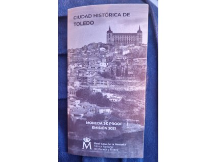 2 euro Španielsko 2021 - Historické centrum mesta Toledo (Proof)