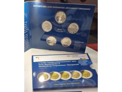 2 euro Nemecko 2024 - Meklenbursko-Predné Pomoransko (Proof set)
