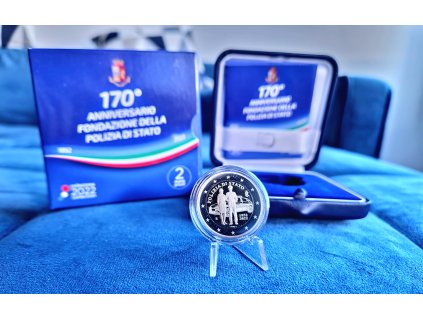 2 euro Taliansko 2022 - Talianska štátna polícia (Proof)