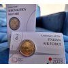 2 euro Taliansko 2023 - Vzdušné sily (BU karta)