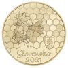 5 euro Slovakia 2021 - Bee honey