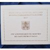 2 euro Vatikán 2017 - Peter a Pavol (BU karta)