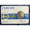 2 euro Holandsko 2012 - 10 rokov Eura (BU karta)